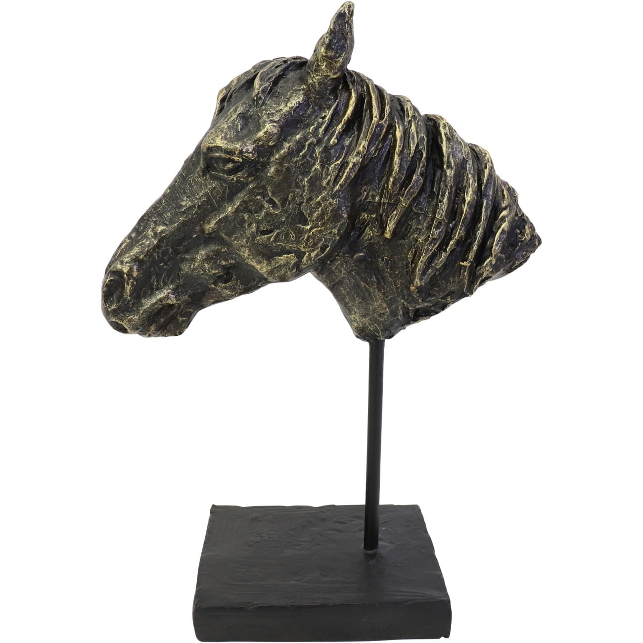 Mustang Sculpture — Expressive Horse Head