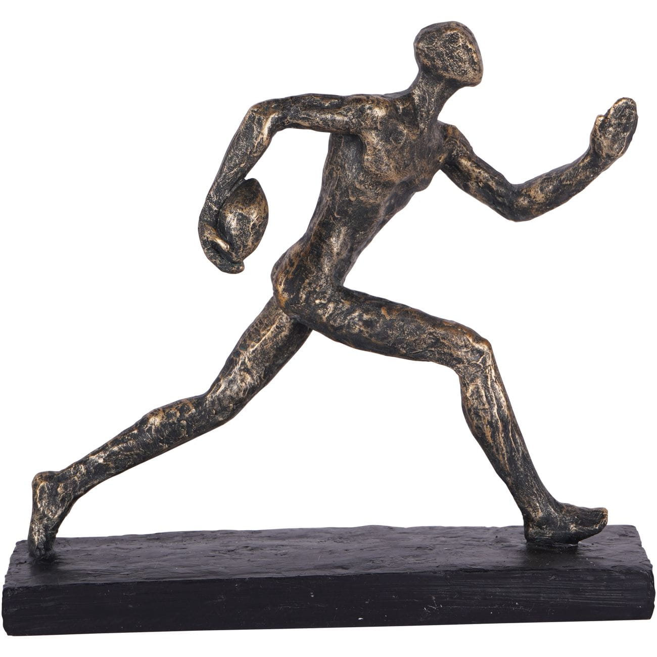 Runner Sculpture — Figure of a Rugby Player
