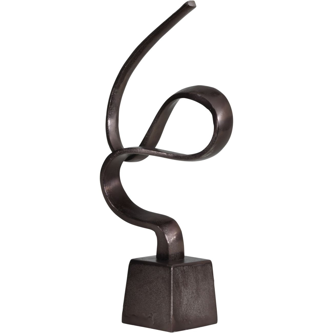 Loop Sculpture — Abstract Calligraphic Form