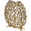 Golden Nest Sculpture — Openwork Decorative Form