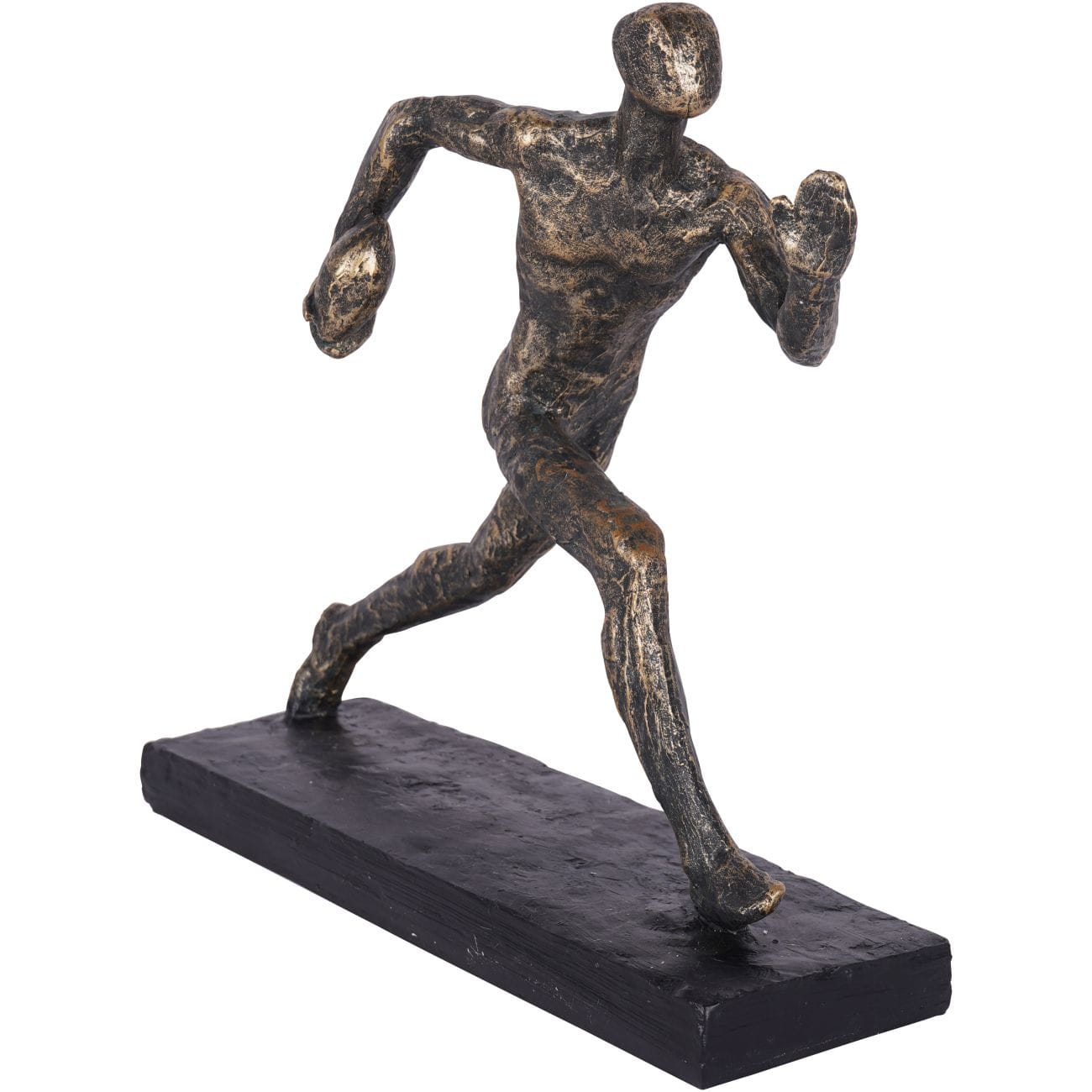 Runner Sculpture — Figure of a Rugby Player