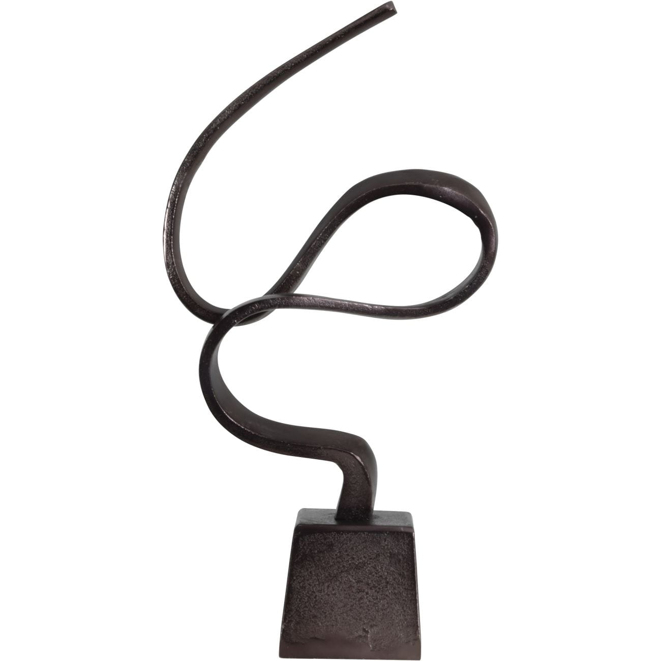 Loop Sculpture — Abstract Calligraphic Form