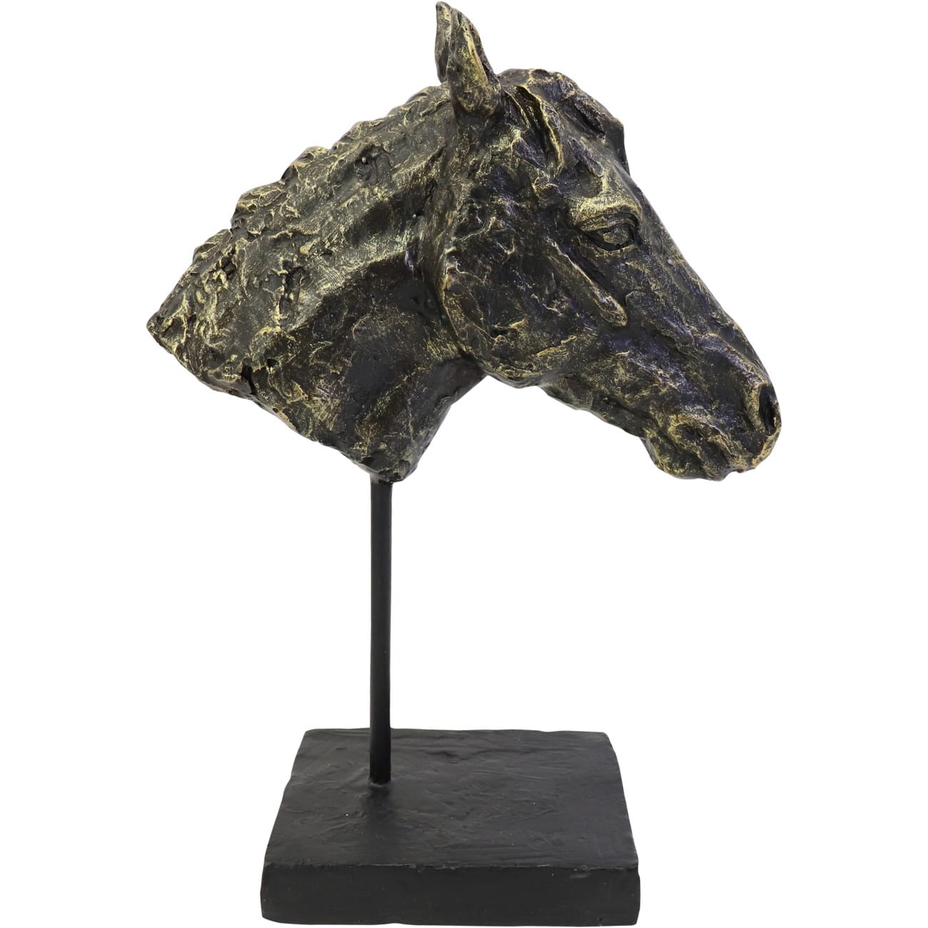 Mustang Sculpture — Expressive Horse Head