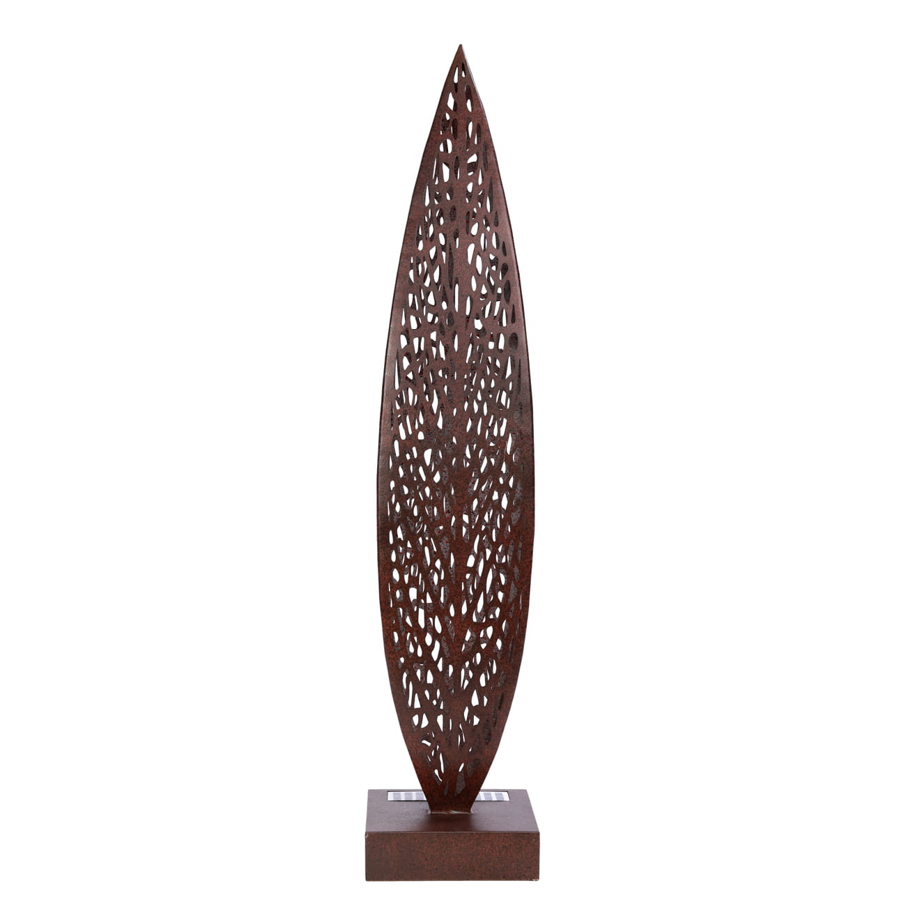 Leaf Solar Sculpture — Decorative Garden Lamp